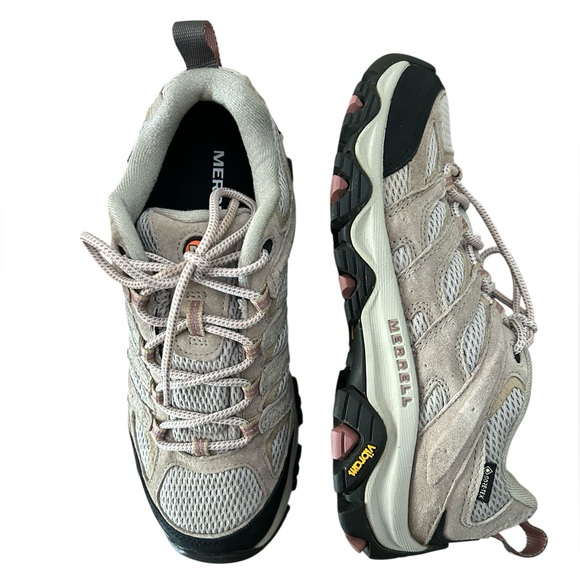 Merrell Shoes - Merrell Moab 3 Gore-TEX Women’s 8 Hiking Shoes Tan J036326 Waterproof Outdoor